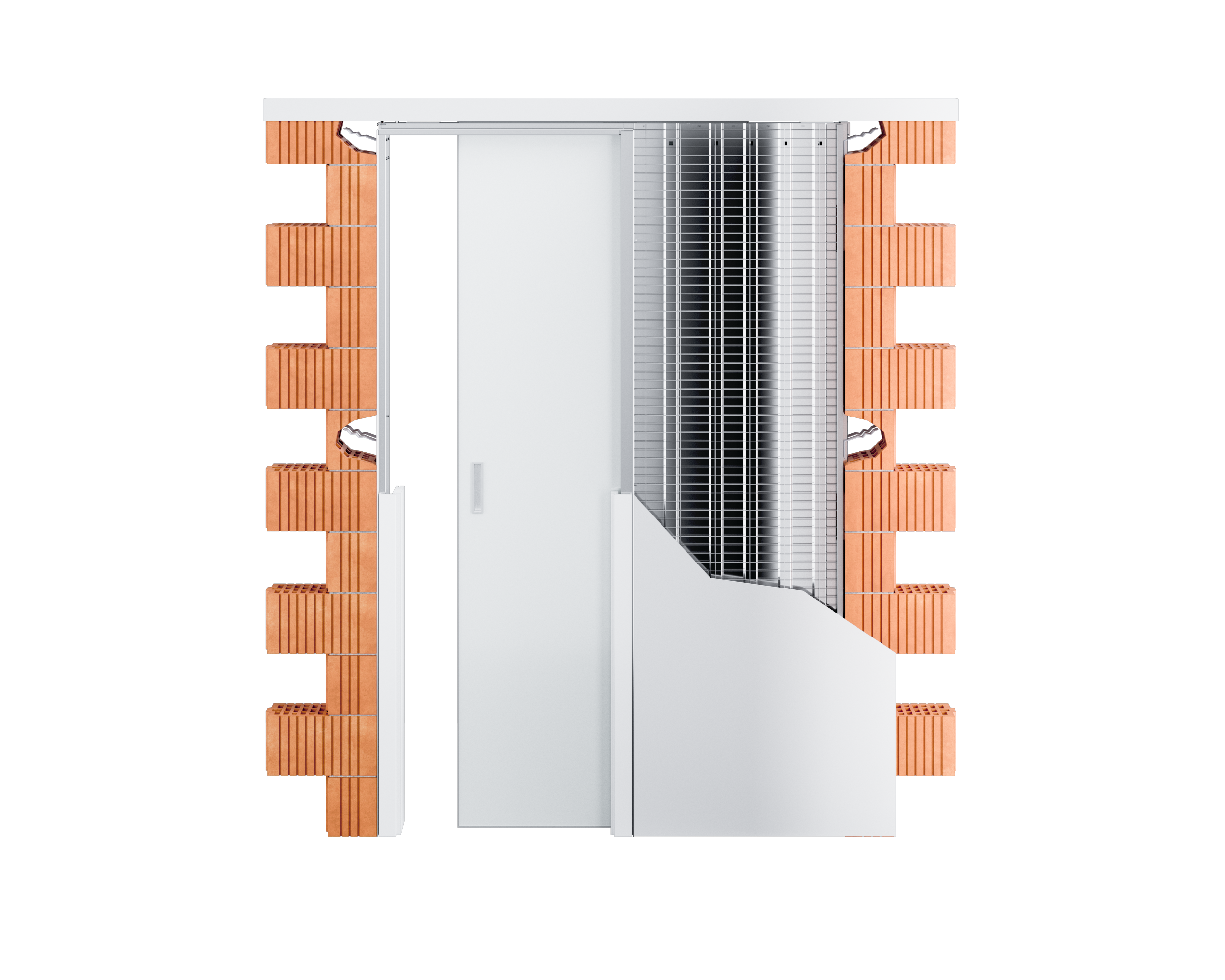 Schiebetürkasten Latente Standard