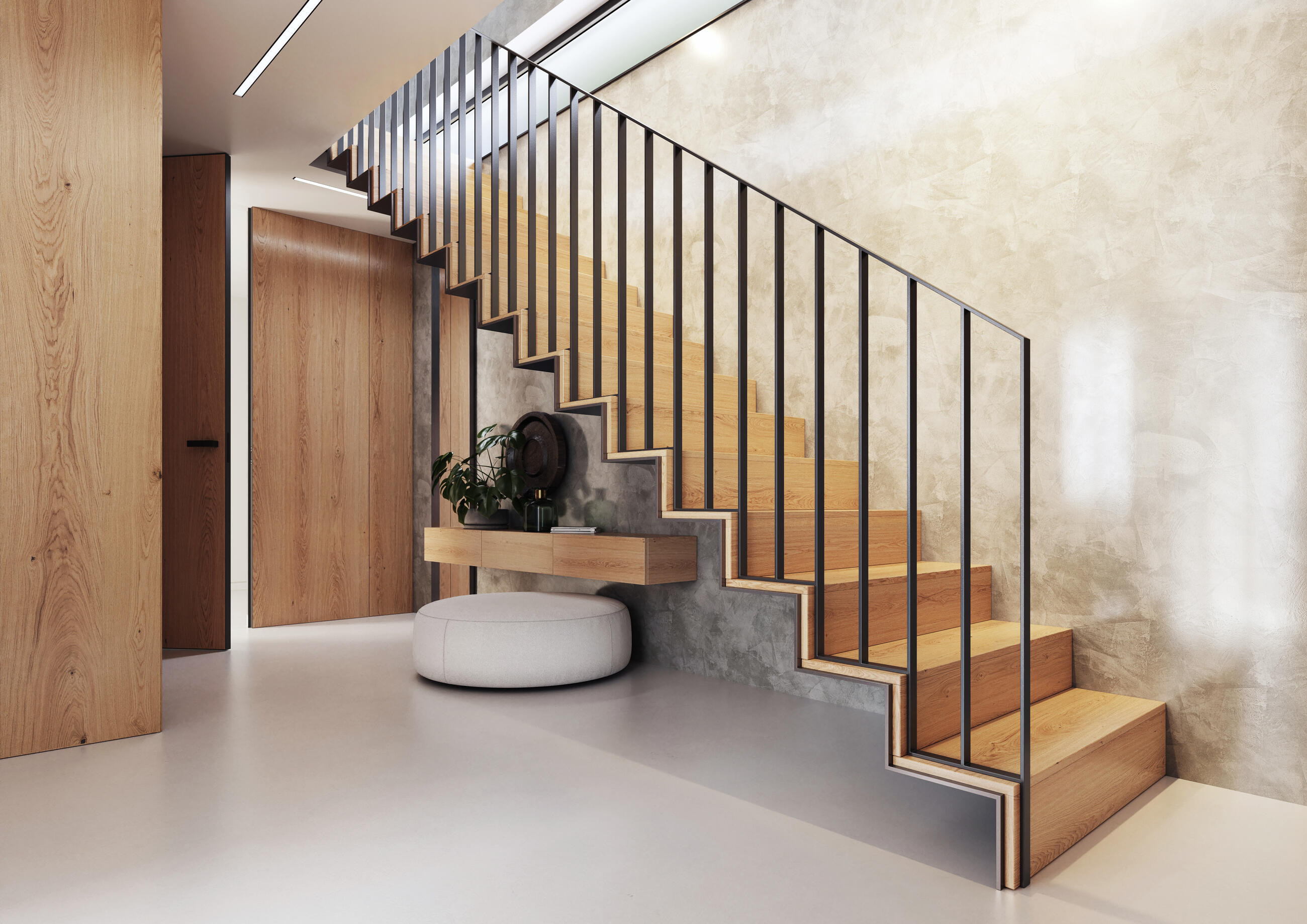 Innenraumtreppe Slim Wood