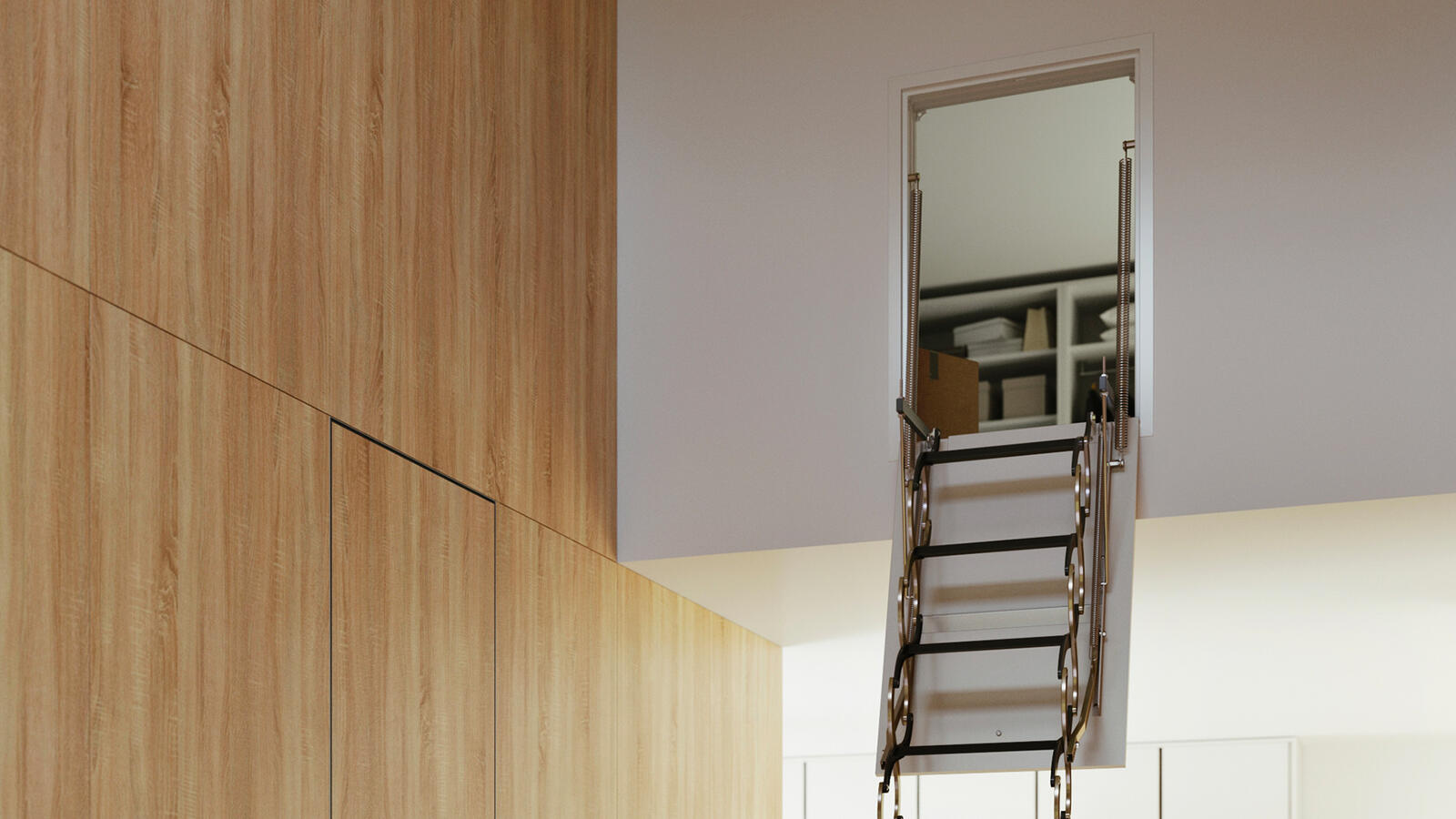 Treppen zum Wandeinbau